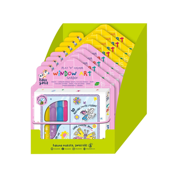 Haku Yoka Window Art 21x1,8x23cm Assortiment Van 2 +3 Jaar