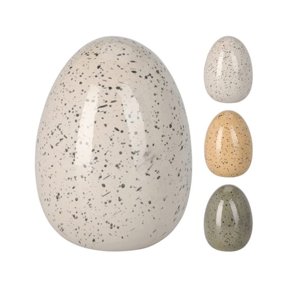 Ei Porselein 14cm Spotjes 3 Assortiment