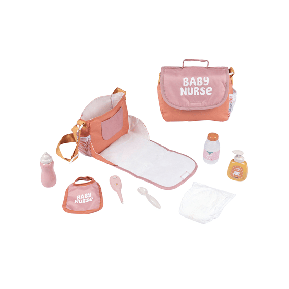 Smoby 220387 Baby Nurse Verzorgingstas Met 8 Accessoires