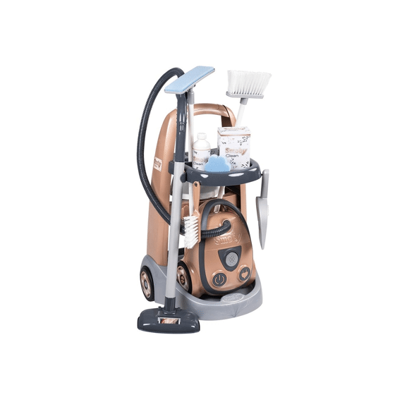 Smoby 330325 Rowenta Schoonmaaktrolley Met Stofzuiger