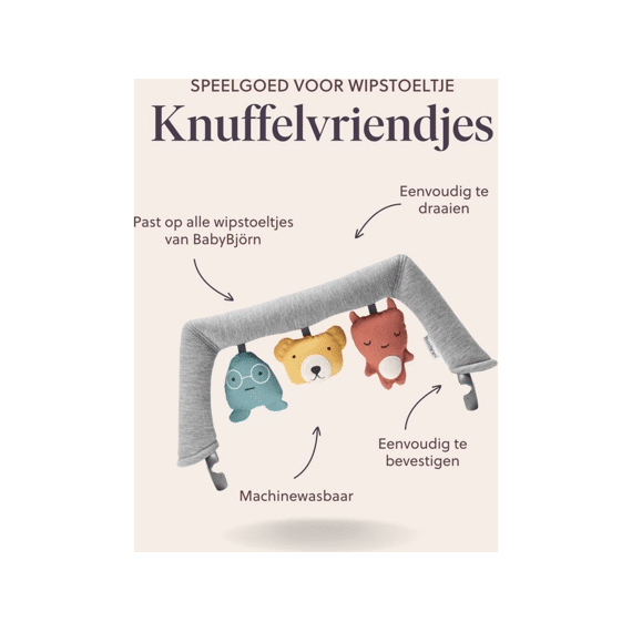 Babybjörn Speelboog Knuffelvriendjes Neutrale Kleuren