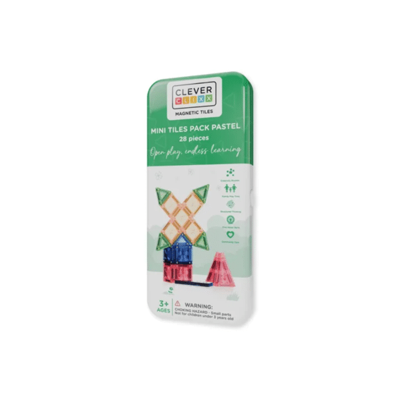 Cleverclixx Mini Tiles Pack Pastel 28 Stuks