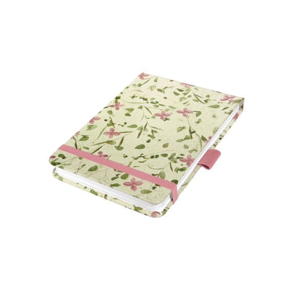 Notitieboek Jolie Beauty A6 Bloom Rose Punt-gelijnd 158pag