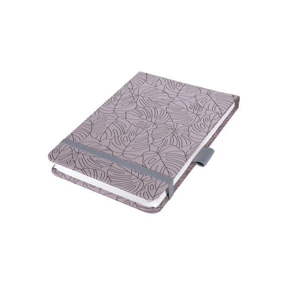 Notitieboek Jolie Beauty A6 Lilac Monstera Punt-gelijnd