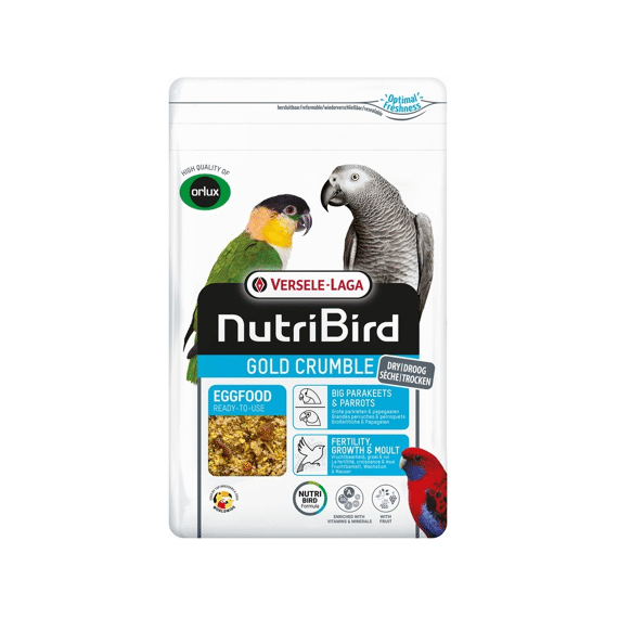 Gold Crumble Grote Parkieten & Papegaaien 800g