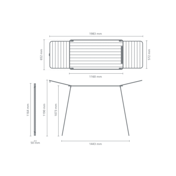 Droogrek Hangon T-model 22m Matt Black