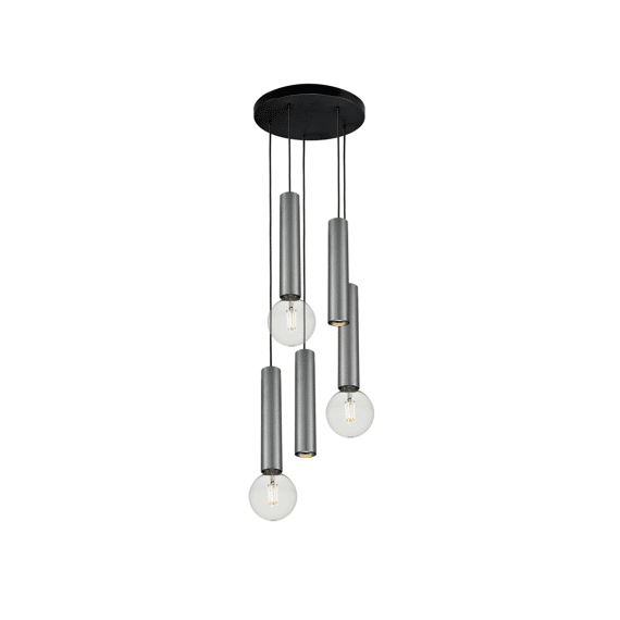 Fantasia Taboo Pendel 5l 2xgu10 3xe27 Zwart
