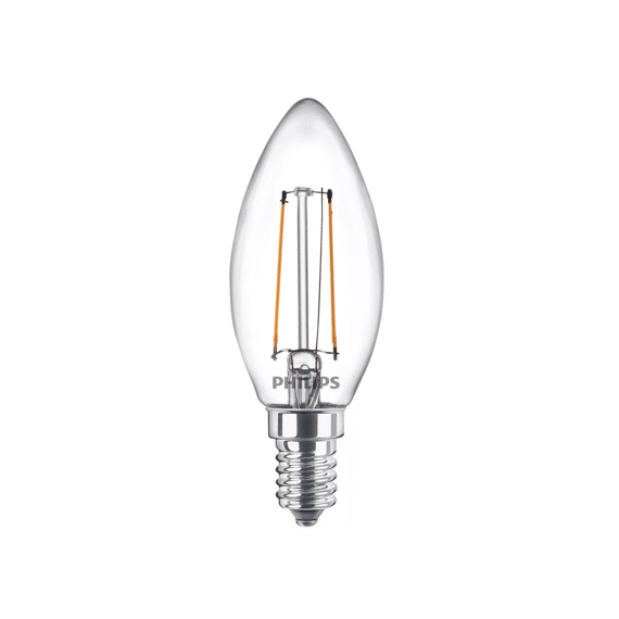 Philips Led Classic 25w B35 E14 Warm Wit Clear Niet Dimbaar 3-Pack