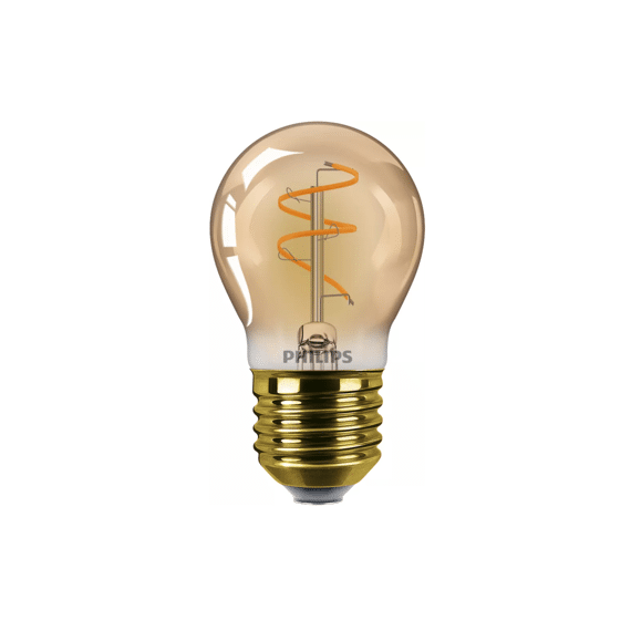 Philips Led Vintage 15w P45 E27 Gold Flame Dimbaar