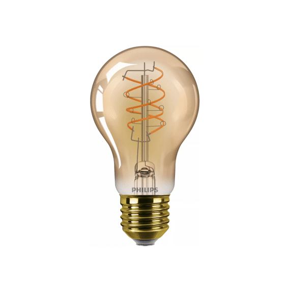 Philips Led Vintage 60w A60 2200k E27 Amber Flame Dimbaar