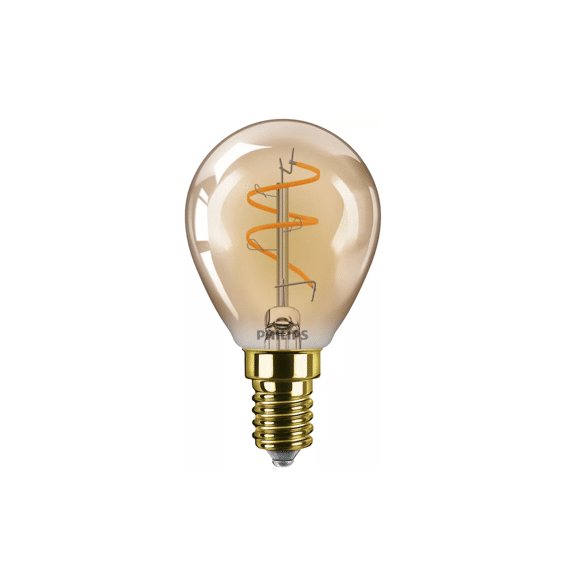 Philips Led Vintage 25w P45 2200k E14 Amber Flame Dimbaar