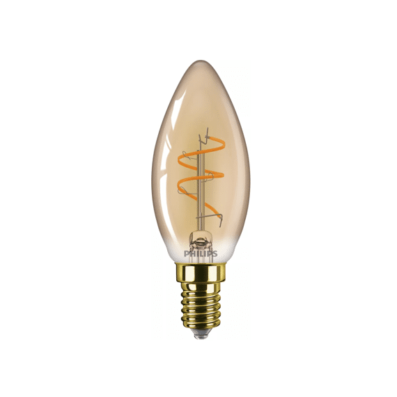 Philips Led Vintage 25w B35 2200k E14 Amber Flame Dimbaar