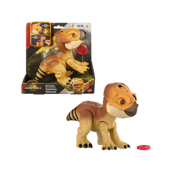 Jurassic World Train N Tame Aquilops Elektronische Interactieve Dinosaurusfiguur 20cm