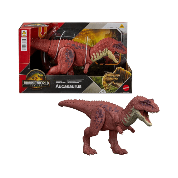 Jurassic World Wild Roar Dinosaurusfiguur Met Geluid Aucasaurus 30cm