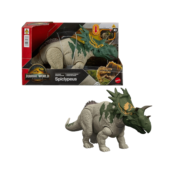 Jurassic World Wild Roar Dinosaurusfiguur Met Geluid Spiclypeus 30cm