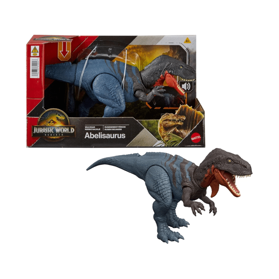 Jurassic World Wild Roar Dinosaurusfiguur Met Geluid  Abelisaurus 30cm