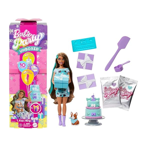 Barbie Party Unboxedt Pop Met 10 Verrassingen