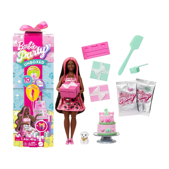 Barbie Party Unboxedt Pop Met 10 Verrassingen