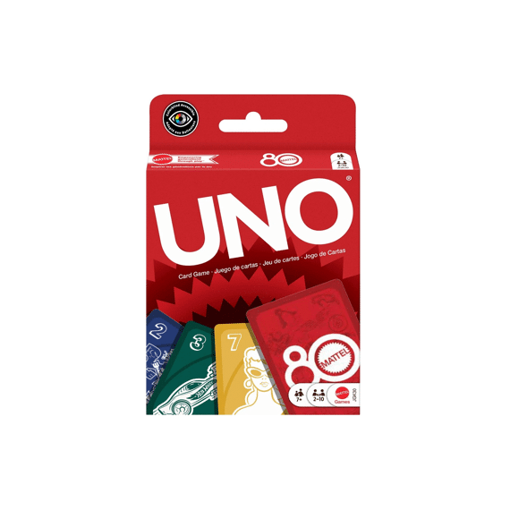 Uno Mattel 80e Verjaardagseditie Ruby Red