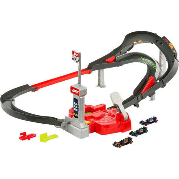 Hot Wheels Racing Formula 1 Sprint Racebaan 90x50cm Inclusief 3 Autos
