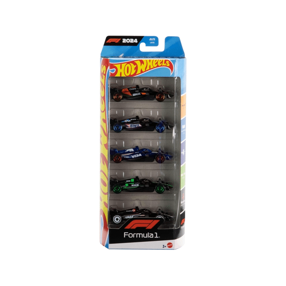 Hot Wheels Auto 5 Pack Formula 1 Collection