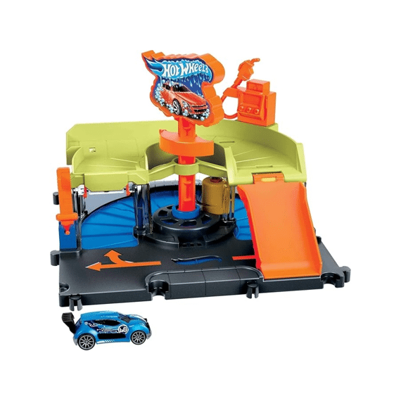 Hot Wheels City Downtown Express Car Wash Speelset