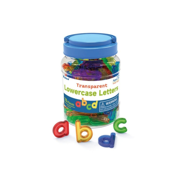 Translucent Lowercase Letters