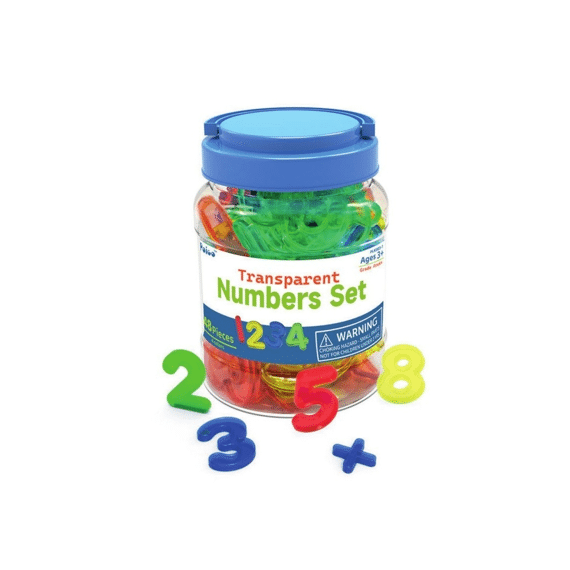 Translucent Colours Numbers