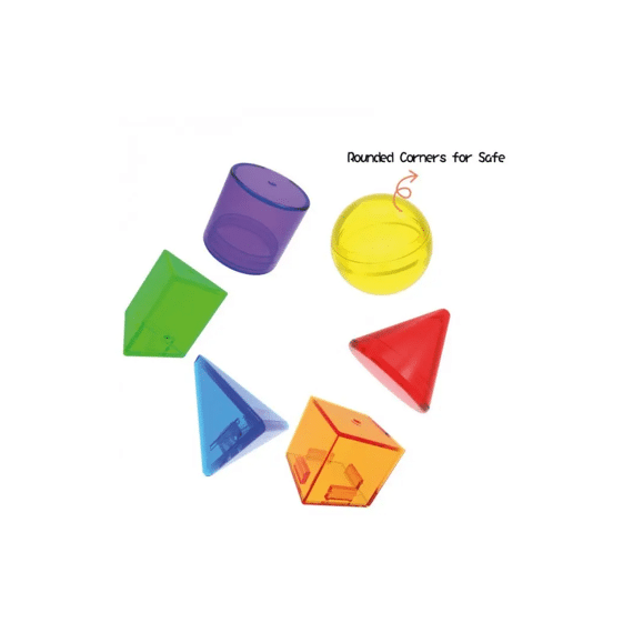 Translucent 3d Geometric Shapes S/60