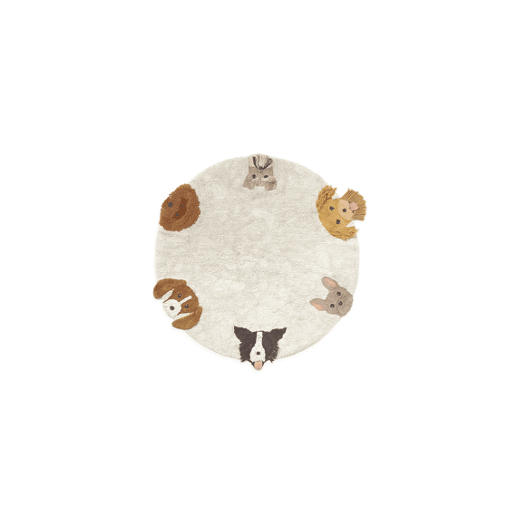 Lorena Canals Tapijt Dogs Dia 140cm