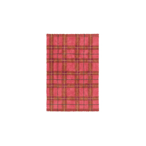 Lorena Canals Tapijt Tartan Vintage Red 90x120cm
