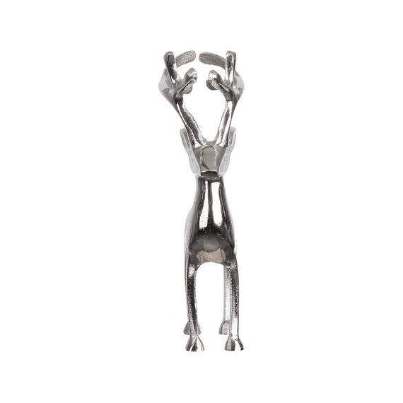 Decoratieve Figuur Hert Zen L Grijs 25,5x15x41cm