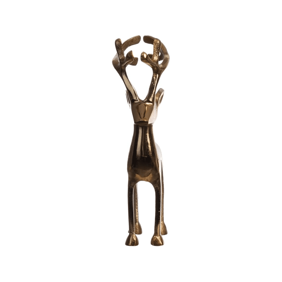 Decoratieve Figuur Hert Patrick S Bruin 25x10x50cm