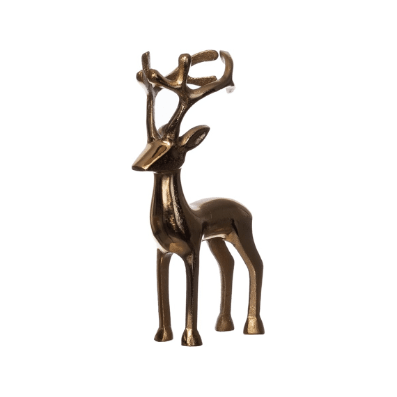 Decoratieve Figuur Hert Patrick S Bruin 25x10x50cm