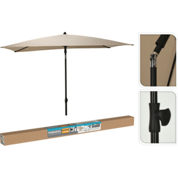 Parasol Rechthoekig 125x200cm