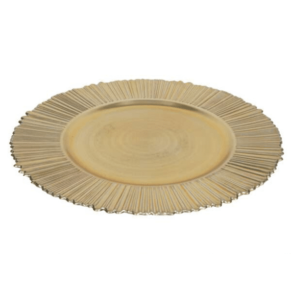 Onderbord Metallic Goud 33cm