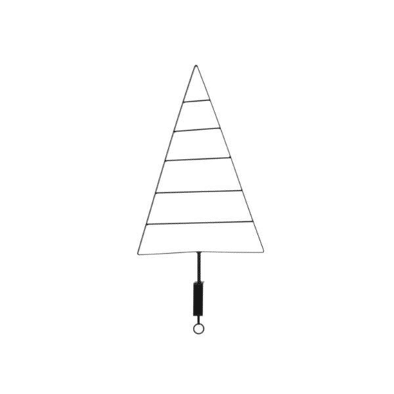 Kerstboom Tafelbevestiging Zwart 40x88x5cm