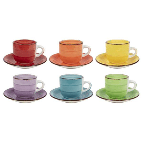 Koffie Kop+Schotel Uni Assortiment Prijs Per Stuk