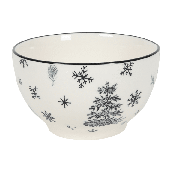 Schaaltje Sneeuvlok Blauw 14cm