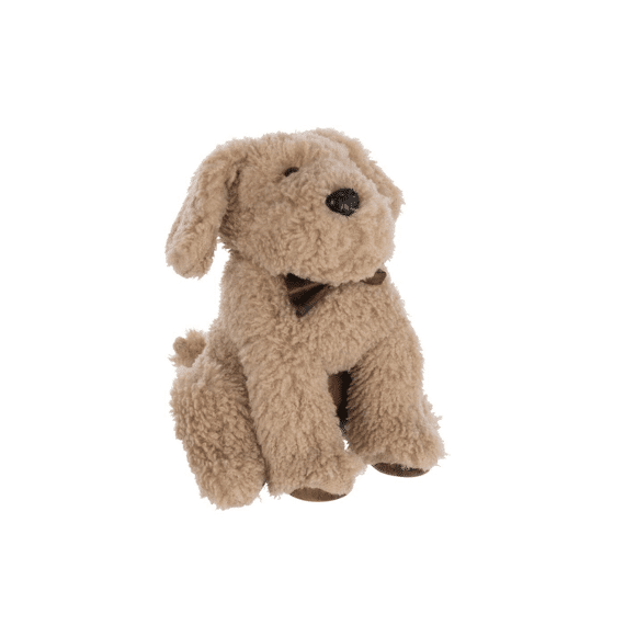 J-line Deurstopper Hond Donkerbeige 20x20x30cm