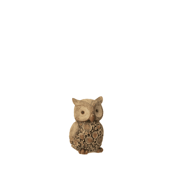 J-line Uil Naturel 17,5cm