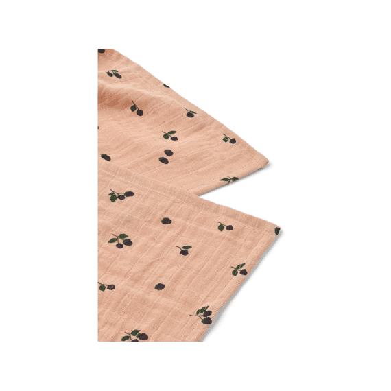 Liewood Lewis Hydrofiele Doek 2pack Mini Berry/pale Tuscany