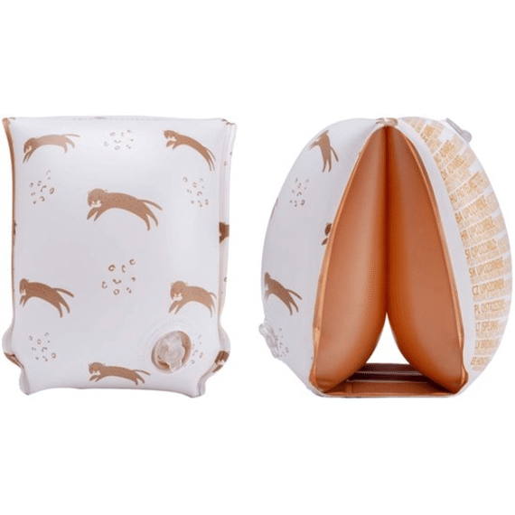 Swim Essentials Zwemarmband 2-6 Jaar Brown Leopard Animals