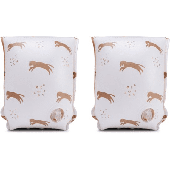 Swim Essentials Zwemarmband 2-6 Jaar Brown Leopard Animals