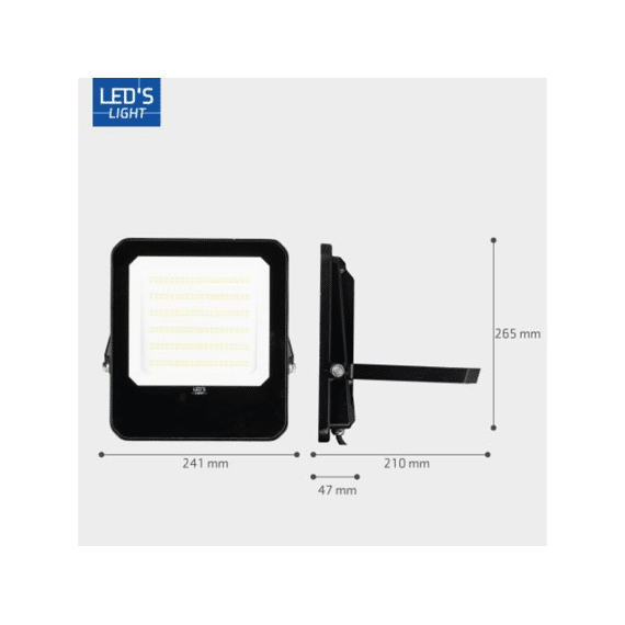 Led Floodlight 100w 4000k 14000lm Ip65