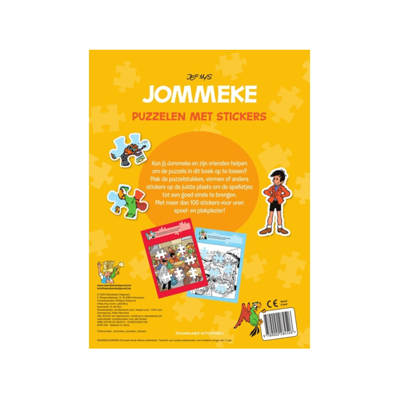 Jommeke: Puzzelen Met Stickers