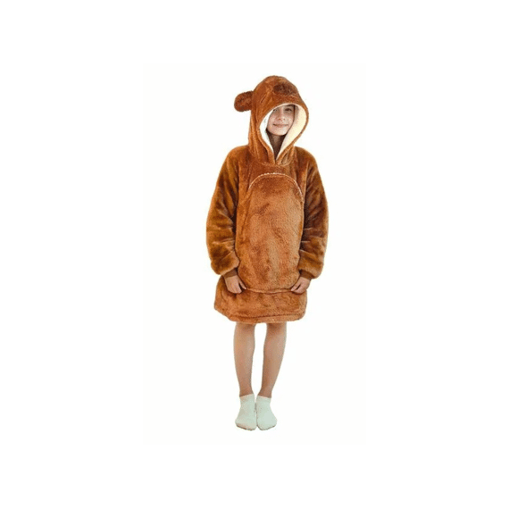 Cozy Noxxiez Cuddle Hoodie Medium Capybara