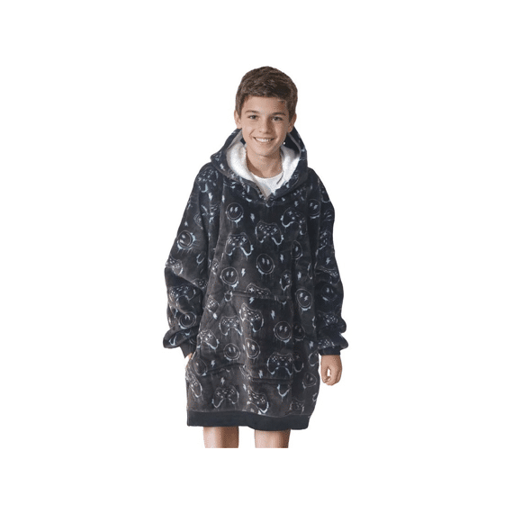 Cozy Noxxiez Cuddle Hoodie Medium Game Print