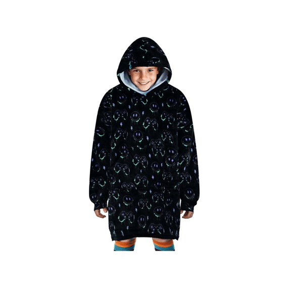 Cozy Noxxiez Cuddle Hoodie Medium Game Print