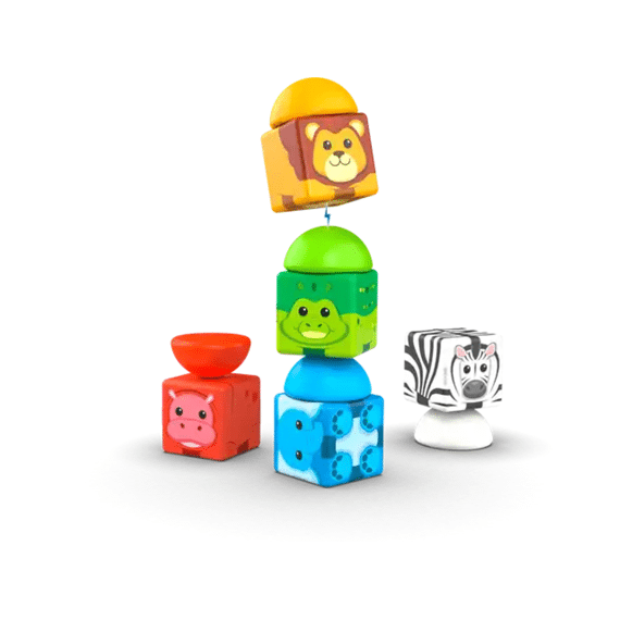 Geomag Magicube Blocks Stacking Safari 10st
